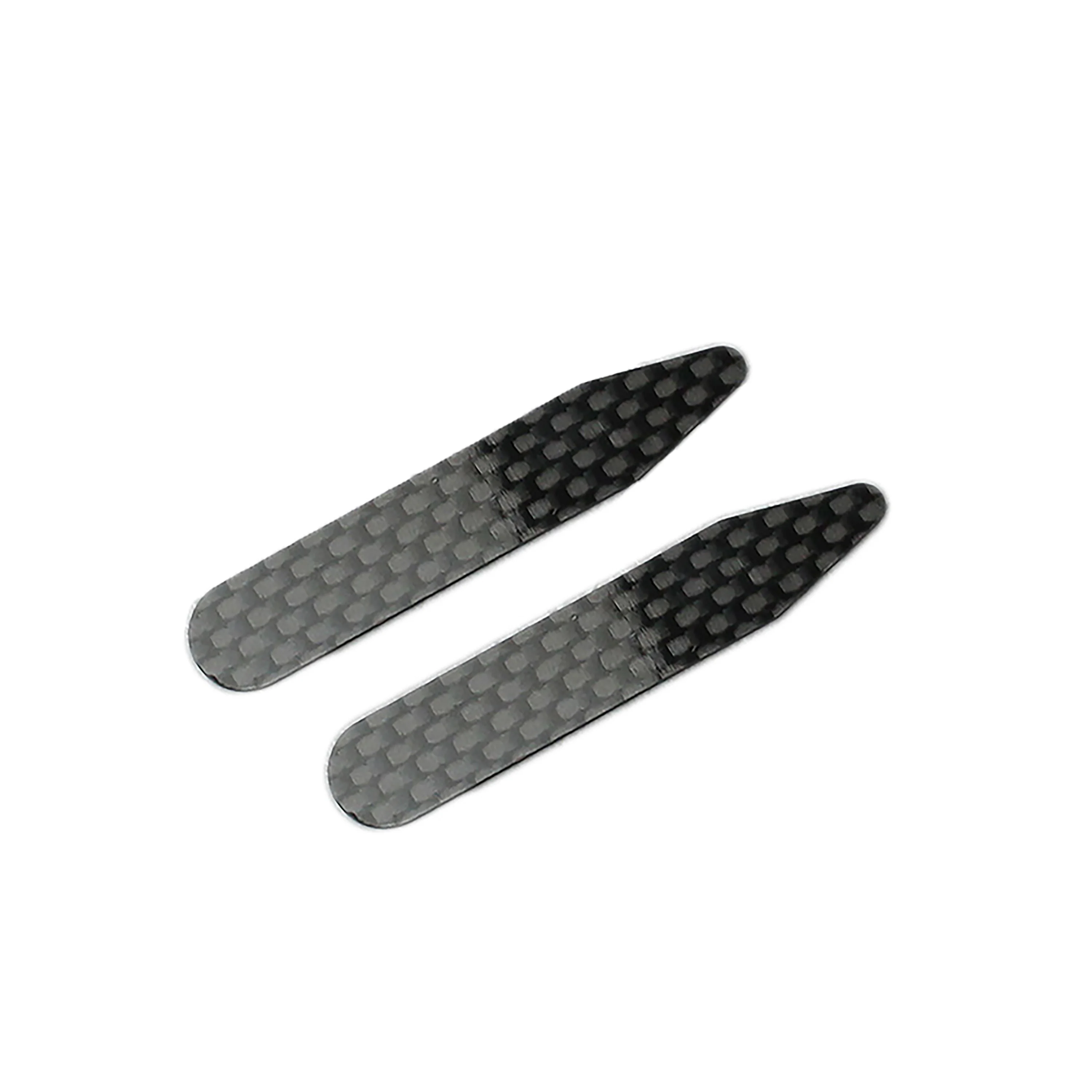 2pc Carbon Fiber Collar Stays For Business Men\'s Shirt Party Dress Brace Accessories Reinforcement Insert Fixing 2 Size Jewelry