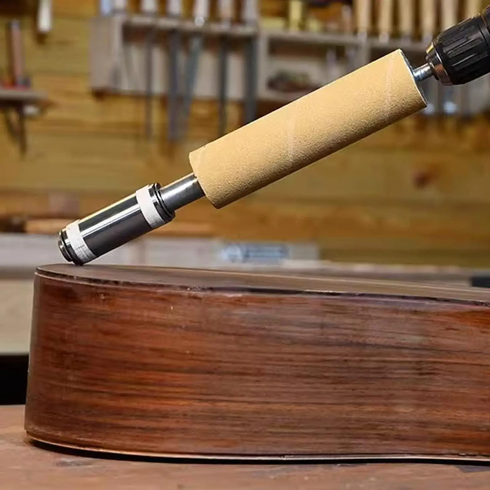 Grinding Polishing Shaft Rod Luthier Tool Professional Easy to Use Guitar
