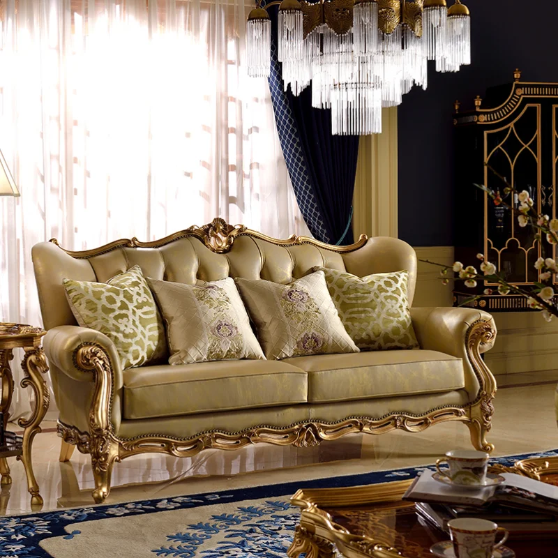 French antique style sofa cover, luxurious exclusive classic style sofa