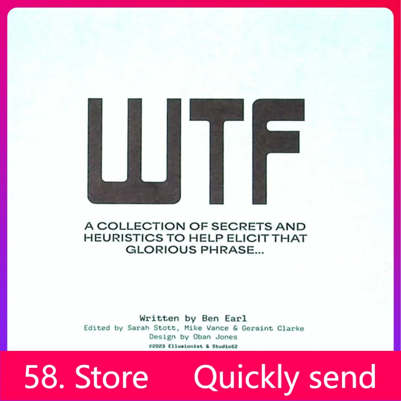 

2025 WTF от Benjamin Earl Волшебные трюки (58 Загрузка в магазине)