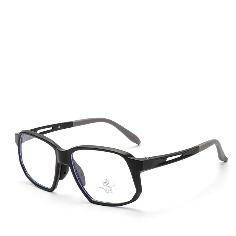 OLLYMURS جديد TR90 الرجال الرياضة الدراجات نظارات خفيفة للغاية موضة كبيرة الحجم النظارات الطبية البصرية الإطار النساء HD-8068