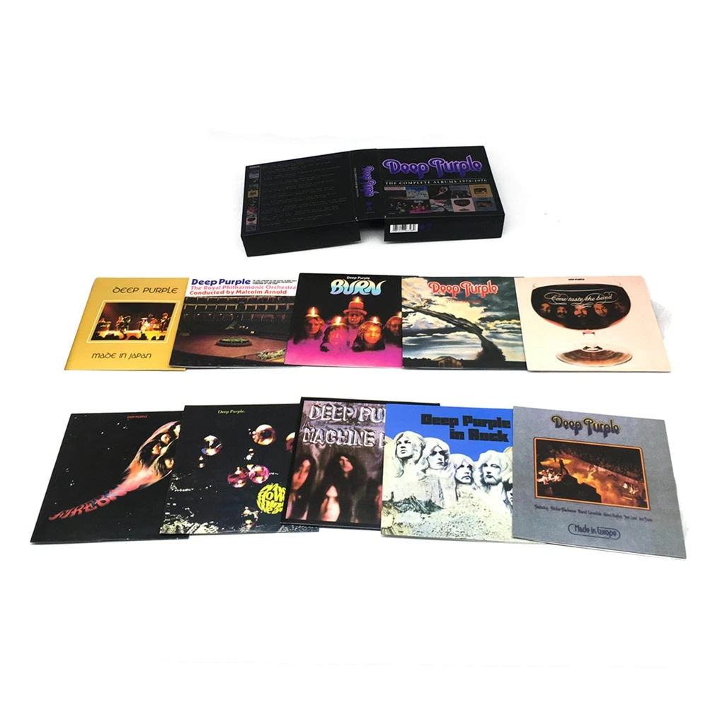 10CD Brytyjski Zespół Rockowy Deep - Kompletny Album 1970-1976 - Pionier Heavy Metalu i Nowoczesnego Hard Rocka - Muzyka CD — zdjęcie produktu 3