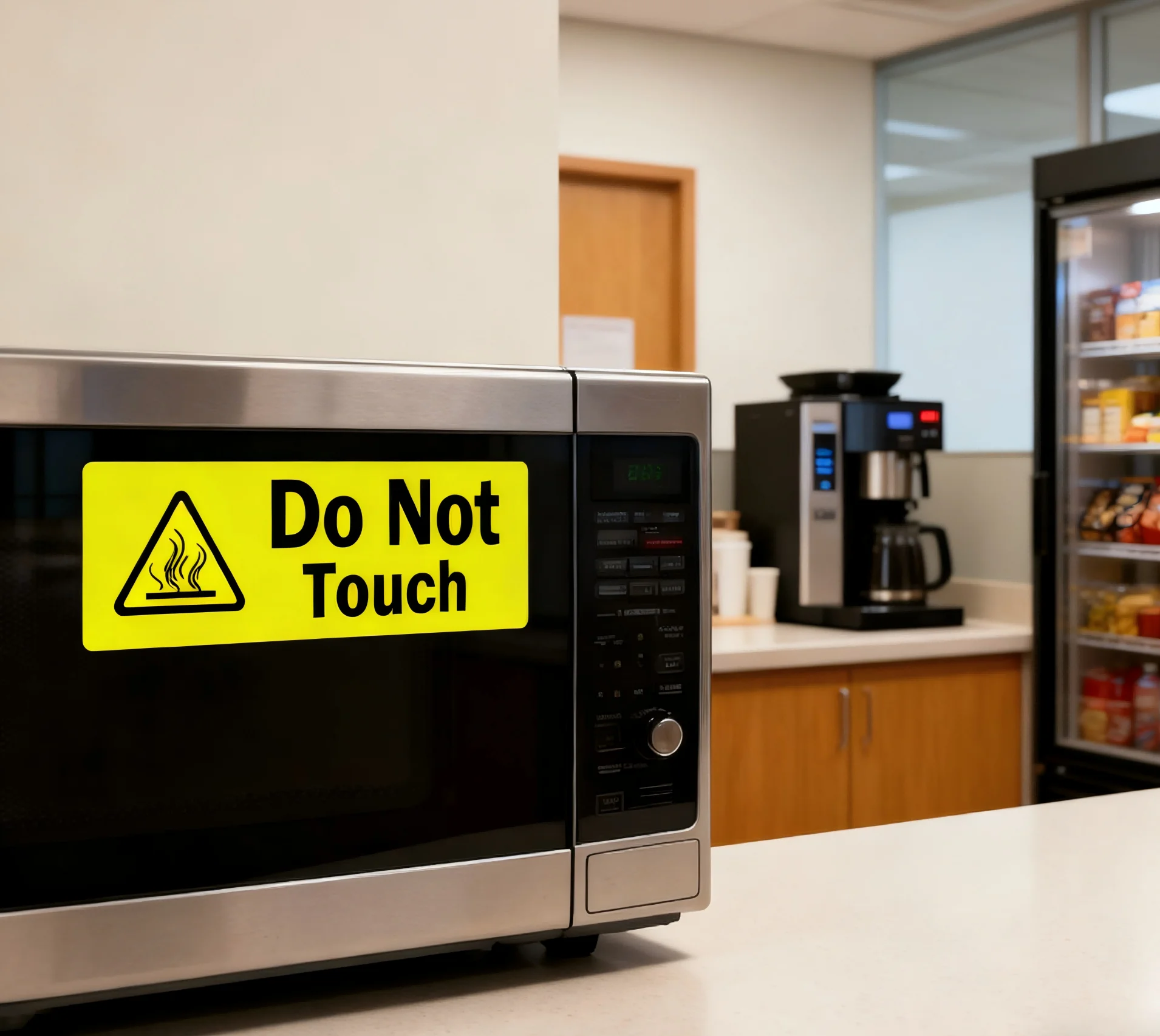 

5.91x 1.97 Inch Large Caution Hot Surface Stickers 10 Pcs Do Not Touch Signs Self Adhesive Vinyl Warning Caution