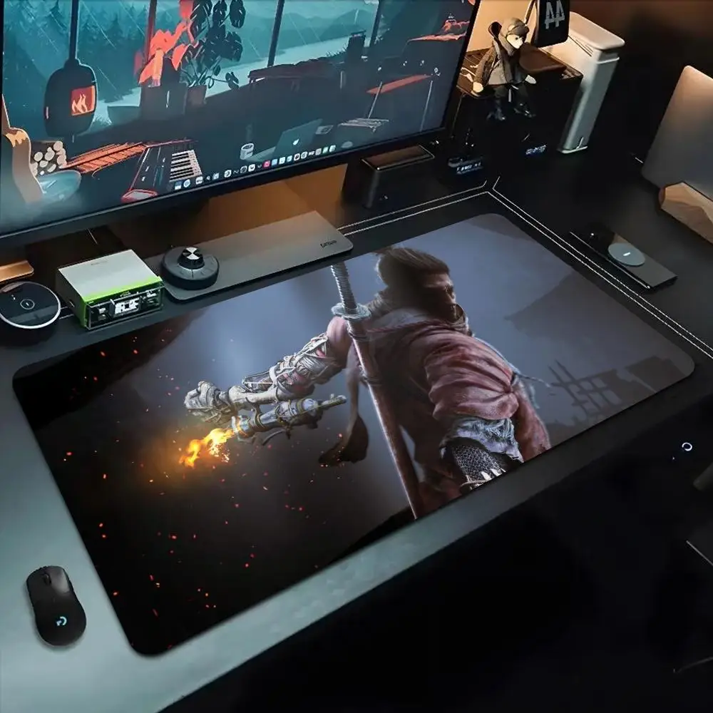 

Sekiro Mouse Pad 500X1000 mm Large Gaming Mousepad Gamer XL Rubber Otaku Keyboard Pad Laptop Desk Mat