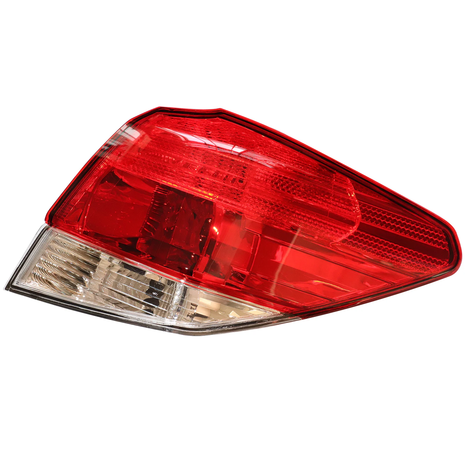 Right Passenger Side Tail Lamp Outer Taillight Fit For Subaru Outback 2010-2014 Halogen Clear & Red Lens Enhance Visibility