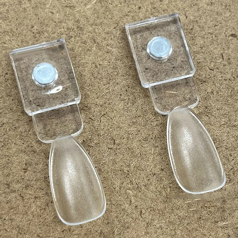 Magnetyczny Stojak na Tipsy do Paznokci Przezroczysty Naturalny Kolor Karta Lakier Żelowy Paleta do Paznokci Manicure Klej do Paznokci Ćwiczenia