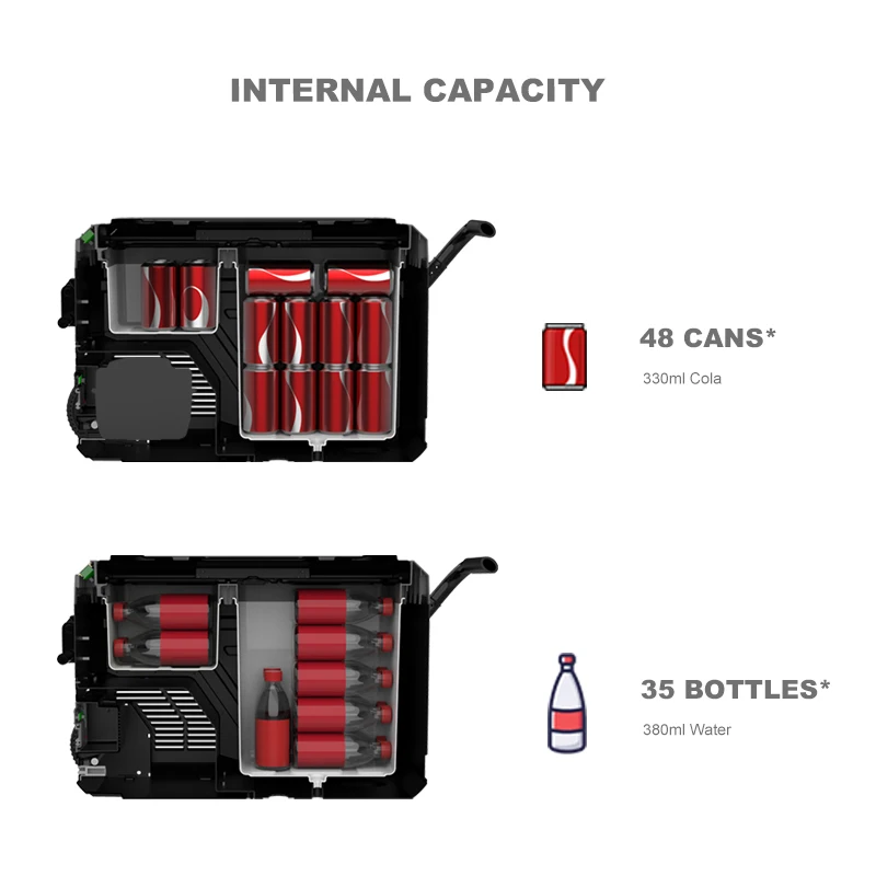 New Pattern 40L High Quality Customization Outdoor Refrigeration Compressor Portable and Large Capacity
