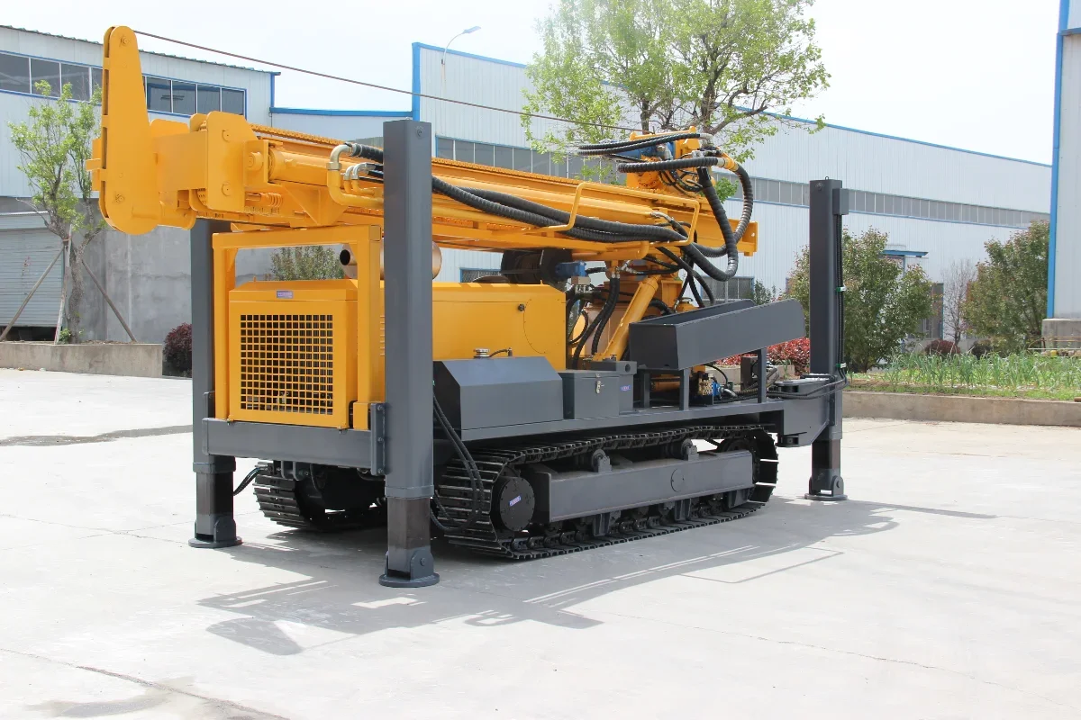 100m 400m 600m Low Price Underground Deep Water Borehole Drilling Machine /water Well Rotary Drilling Rig for Sale