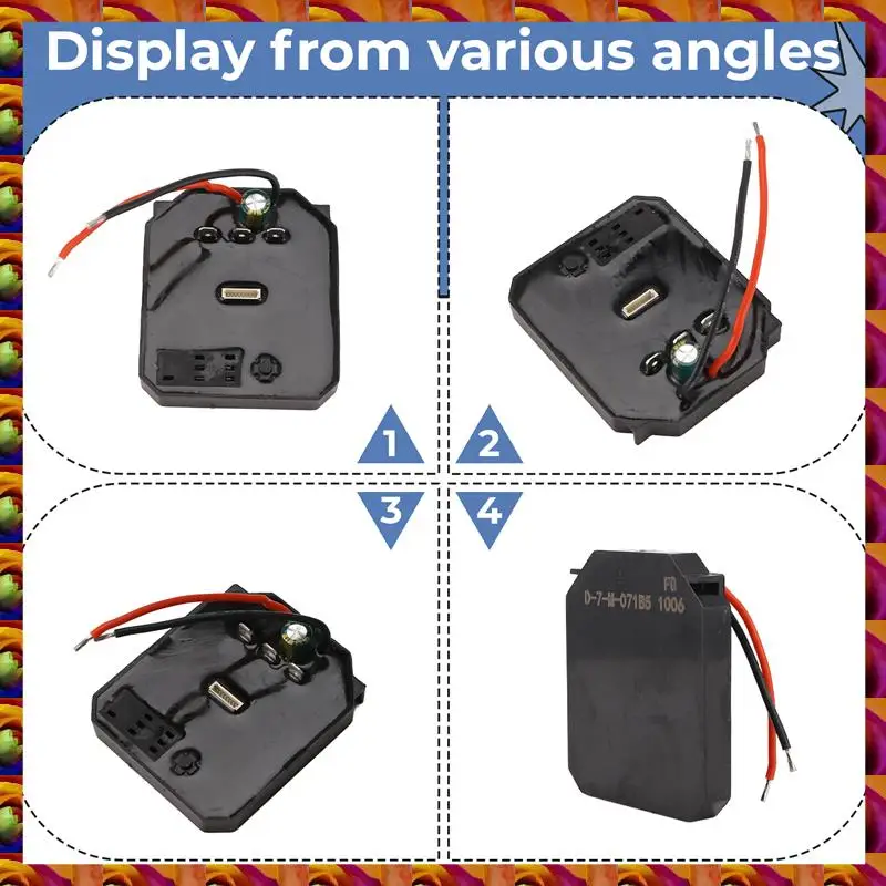 BTCL Universal Bürstenloser Elektroschrauber Zubehör Steuerplatine 18V Lithium-Batterie-Controller Geschwindigkeitsregelung