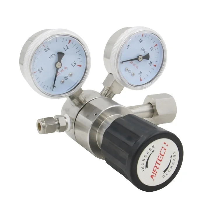

Stainless Steel Dual Stage/gas Pressure Regulator 0-2.5mpa 100 Pcs Support 1 Year,1 Years ATGR-3 CN;JIA