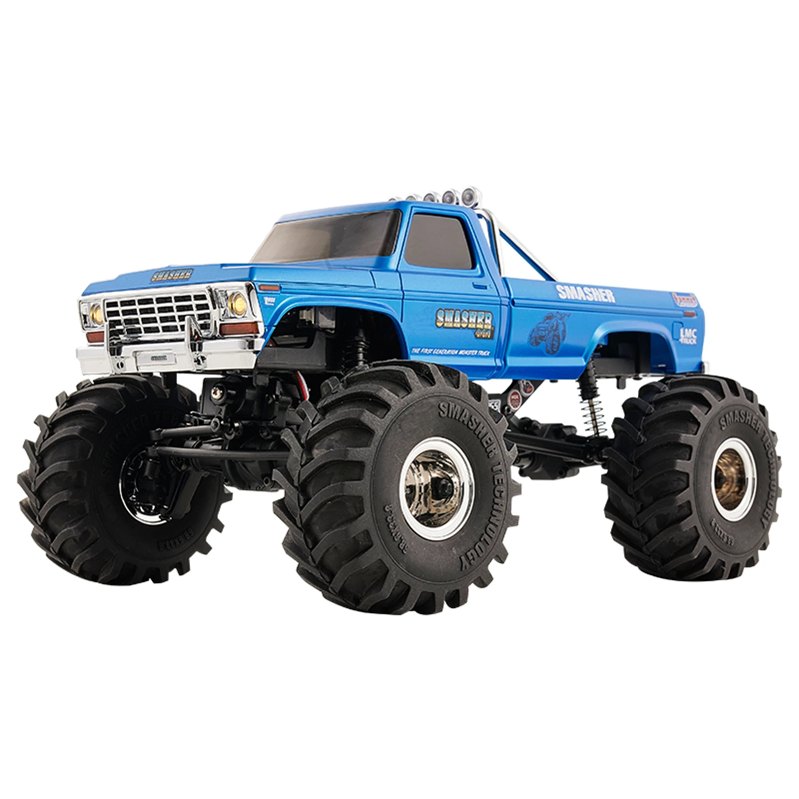 FMS 124 Max S Masher RTR Blue V2 RC Car Truck Rc Car Vehicle Climbing Vehicle 1/24 Control Fms Red