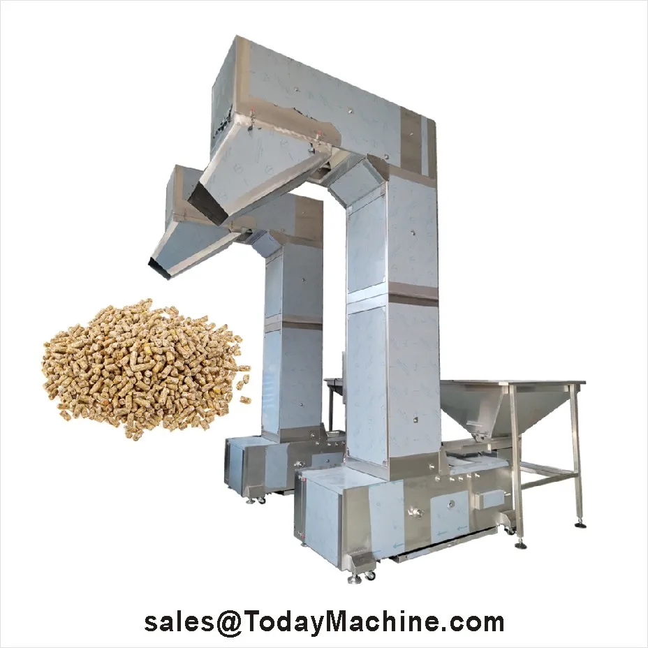 New High Quality Stainless Steel Z-Shaped Hopper Bucket Conveyor Elevator Large Capacity Durability Anti-Bacterial Oil Resistant
