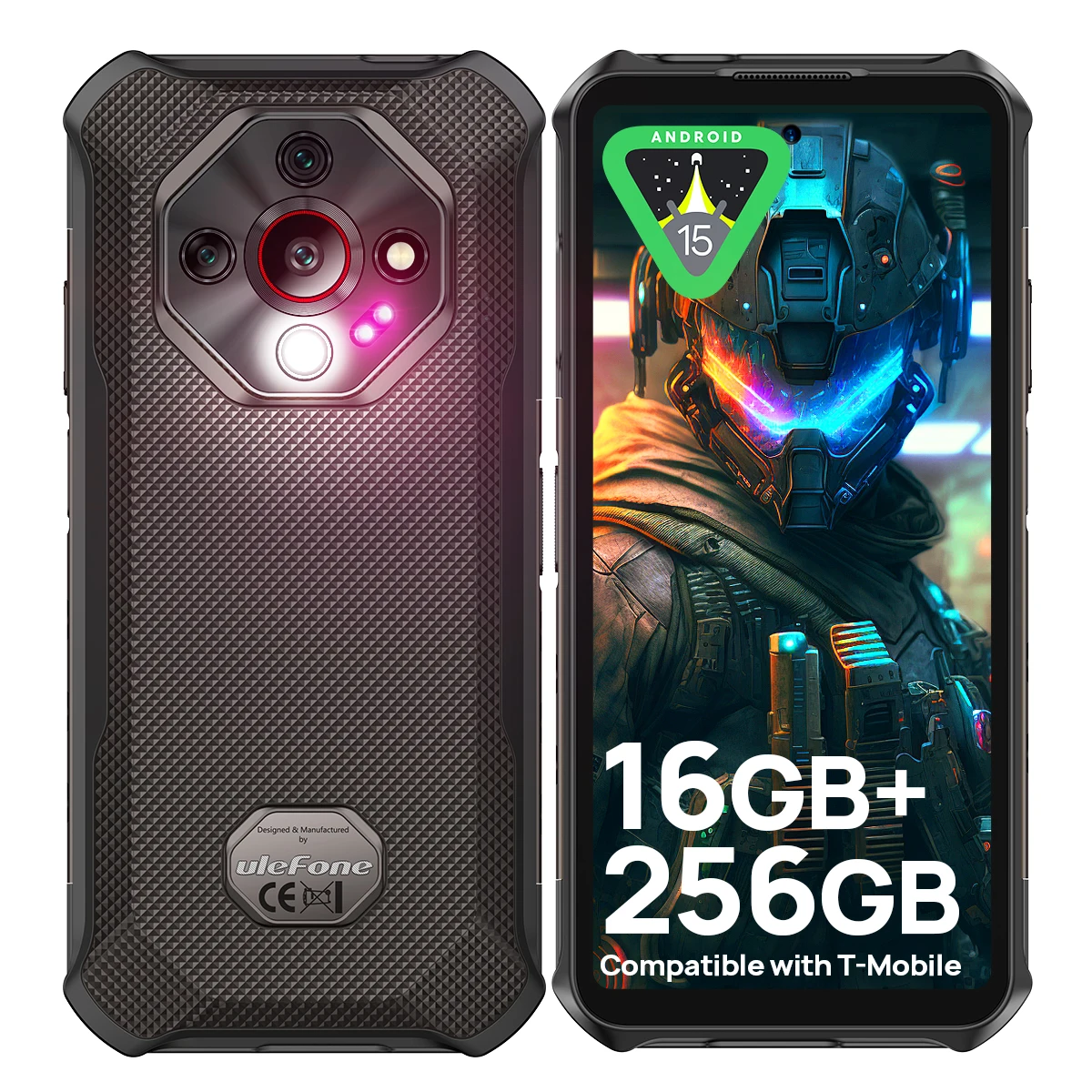 Ulefone Armor X16 Pro 5G Rugged Phone 10360mAh Up to 16GB RAM 256GB ROM 120Hz 6.56