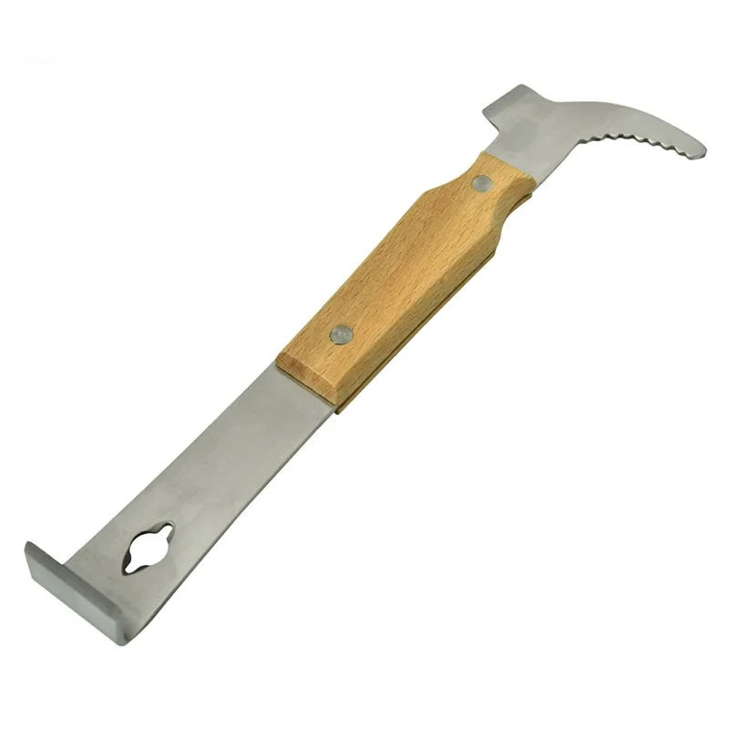 

Stainless Steel Bee Hive Hook Scraper Multifunctional Beekeeping Hive Tool Hive Scraper Beekeeping Equipment Frame Cleaning Tool