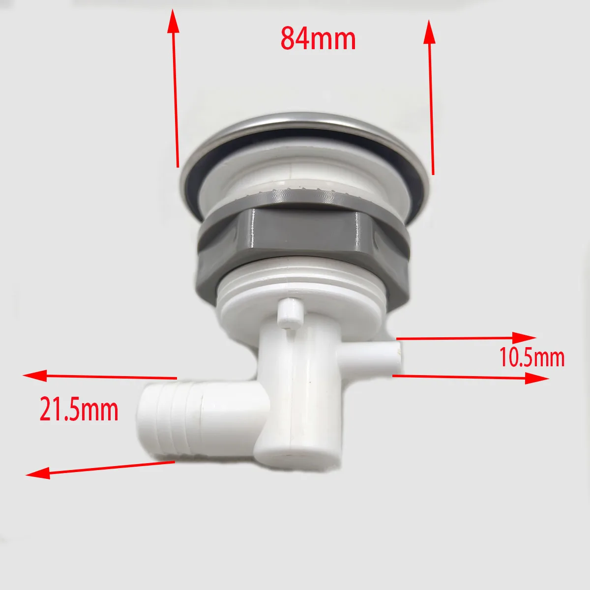 3-inch WT3010S spa nozzle, 84mm stainless steel surface bathtub nozzle,Single rotary outlet, suitable for massage bathtub