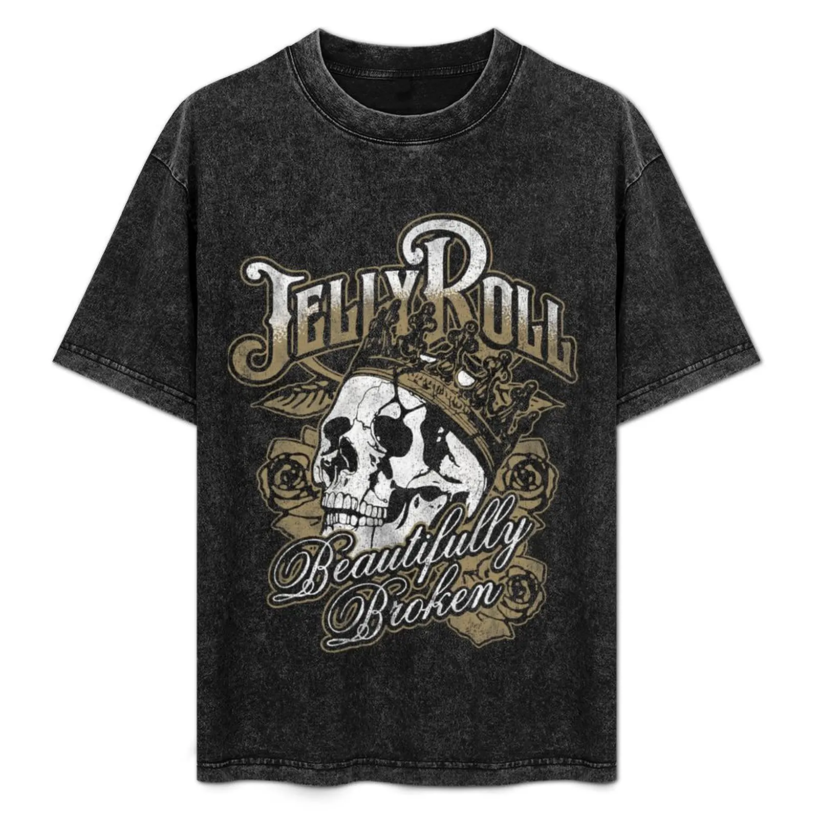 Jelly Roll Beautifully Broken For Tour 2024, Jelly Roll Fan Gift T-Shirt luxury designer hippie clothes mens funny t shirts