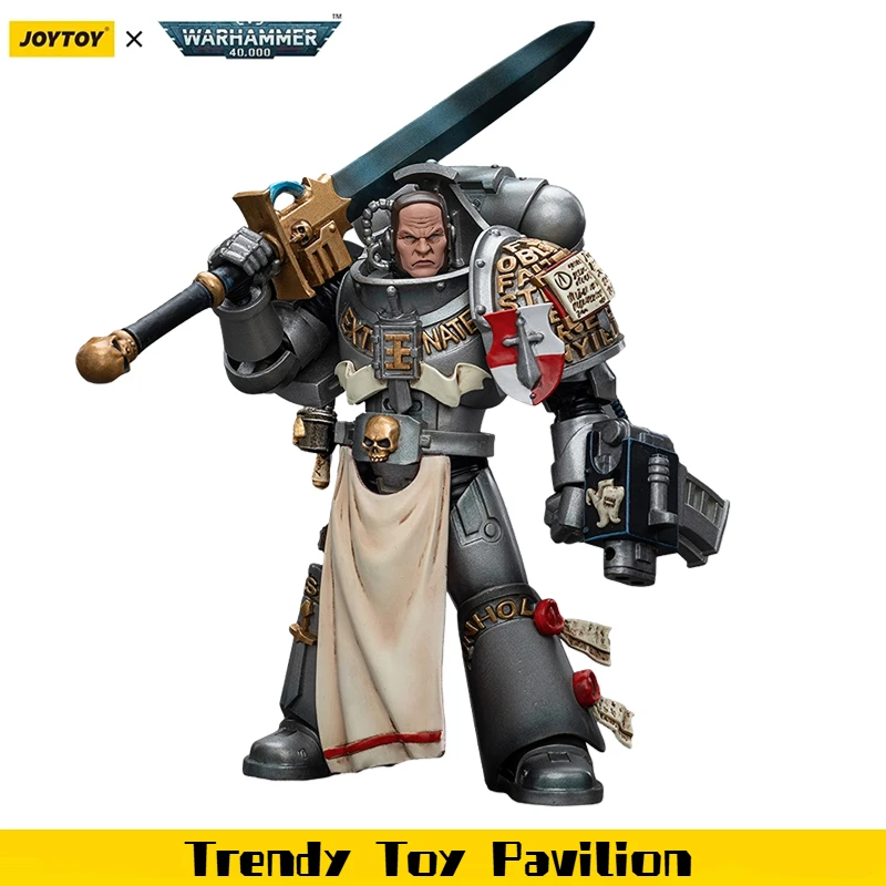【joytoy】warhammer-40k-1-18-figurine-gris-chevaliers-frappe-equipe-justicar-jouet-collection