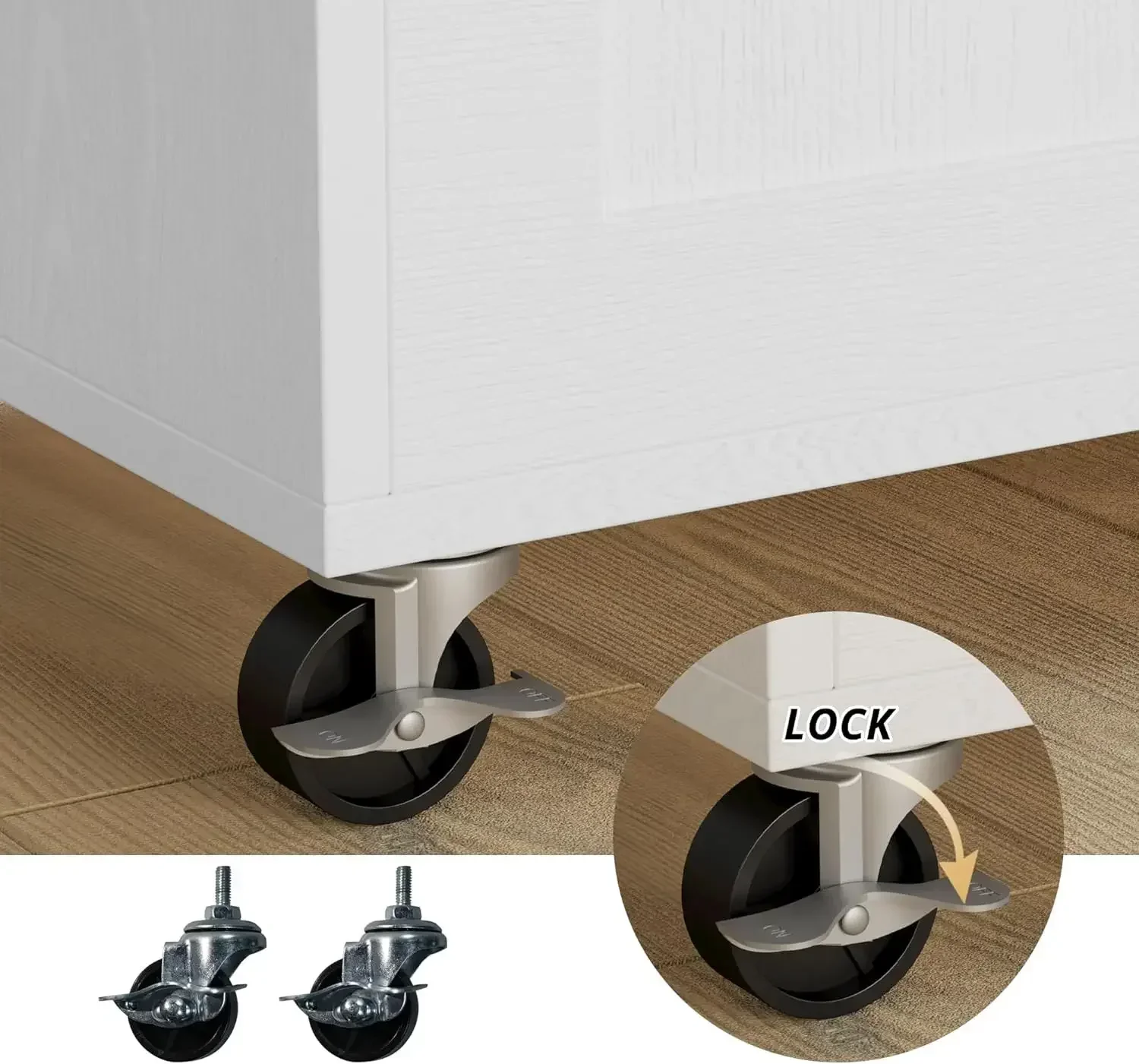 طاولة جزيرة المطبخ المتدحرجة الساخنة على عجلات مع أوراق قطرة، خزانة تخزين، درج، رف توابل، رف المناشف، عربة المطبخ، أبيض #6