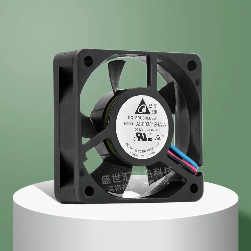 for ASB03512HA Delta 3510 Silent 12V 0.14A Chassis Graphics Card Navigation Mini Cooling Fan 3.5CM