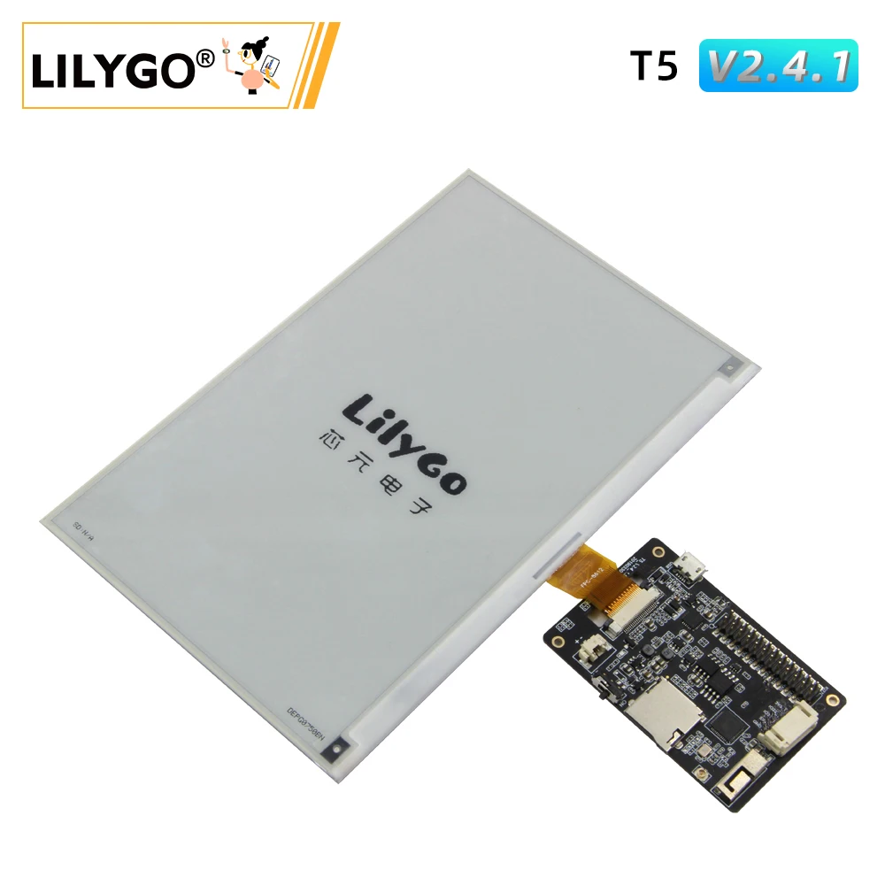 LILYGO® TTGO T5 V2.4.1 Плата разработки E-Paper ESP32, модуль Wi-Fi Bluetooth 1,54/2,9/7,5 E-Paper с динамиком