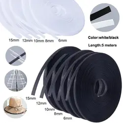 6mm 8mm 10mm 12mm 15mm 5meters Polyester Fish Boning Corset For Bras Diy Wedding Dress Making Sewing Accessories Home Supplies