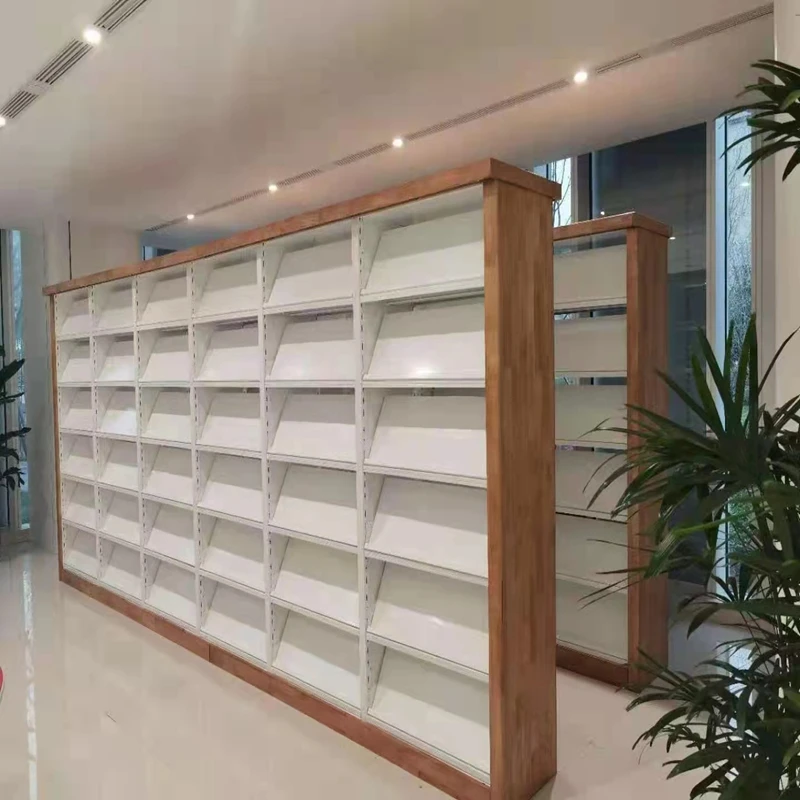 Modern Metal Magazine Rack with Design for Home School Library & Hospital Furniture for Living Room Usage
