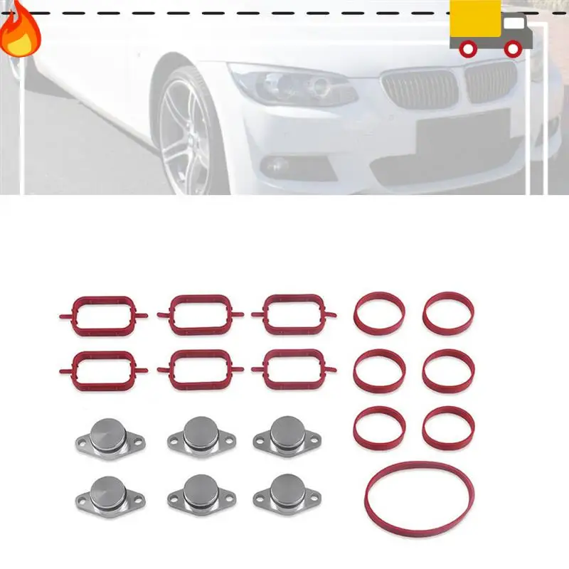 

Комплект из 26 прокладок для впускного коллектора 11612246945 11617790198 для BMW 3, 5, 6, 7 серий E61 E63 E70 E83 E90 E92 X3 X5 X6, запчасти