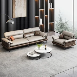 Xxl skórzana Sofa Organizer mechanizm luksusowa modułowa kanapa nowoczesna ergonomiczna niezwykła unikalna meble do salonu Canape Salon