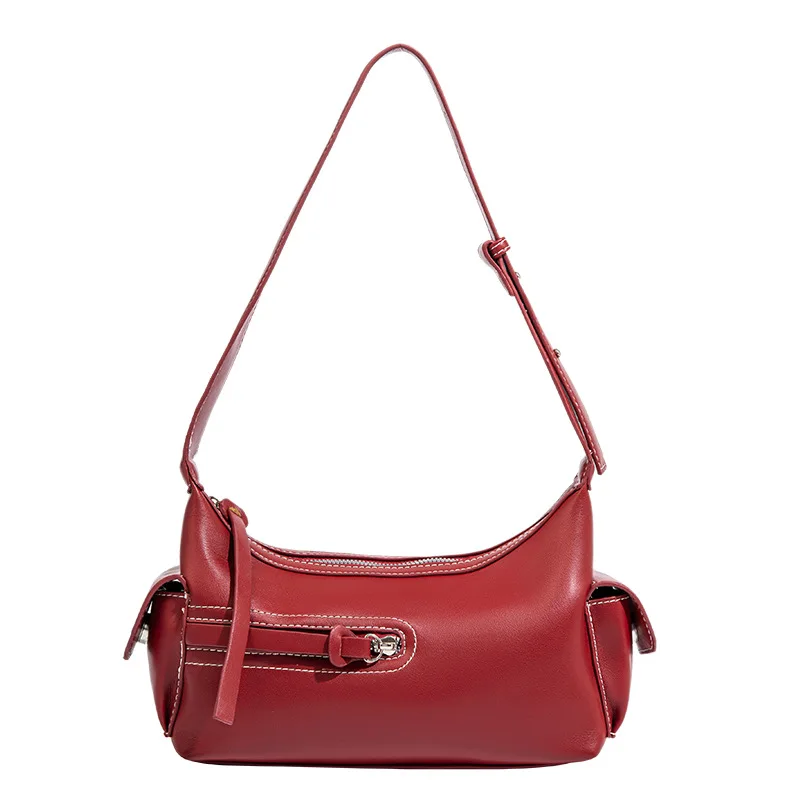 

Jonlily Women PU Leather Shoulder Bag Female Fashion Handbag Totes Casual Crossbody Bag Small Daybag Underarm Bag Purse -KG2027