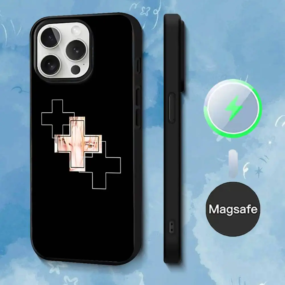 Casing Ponsel Album Singer 2hollis Untuk iPhone 17,16,15,14,13,12,11,Pro,Max,Plus,Mini,SE4,E Pengisian Daya Nirkabel Magnetik Magsafe