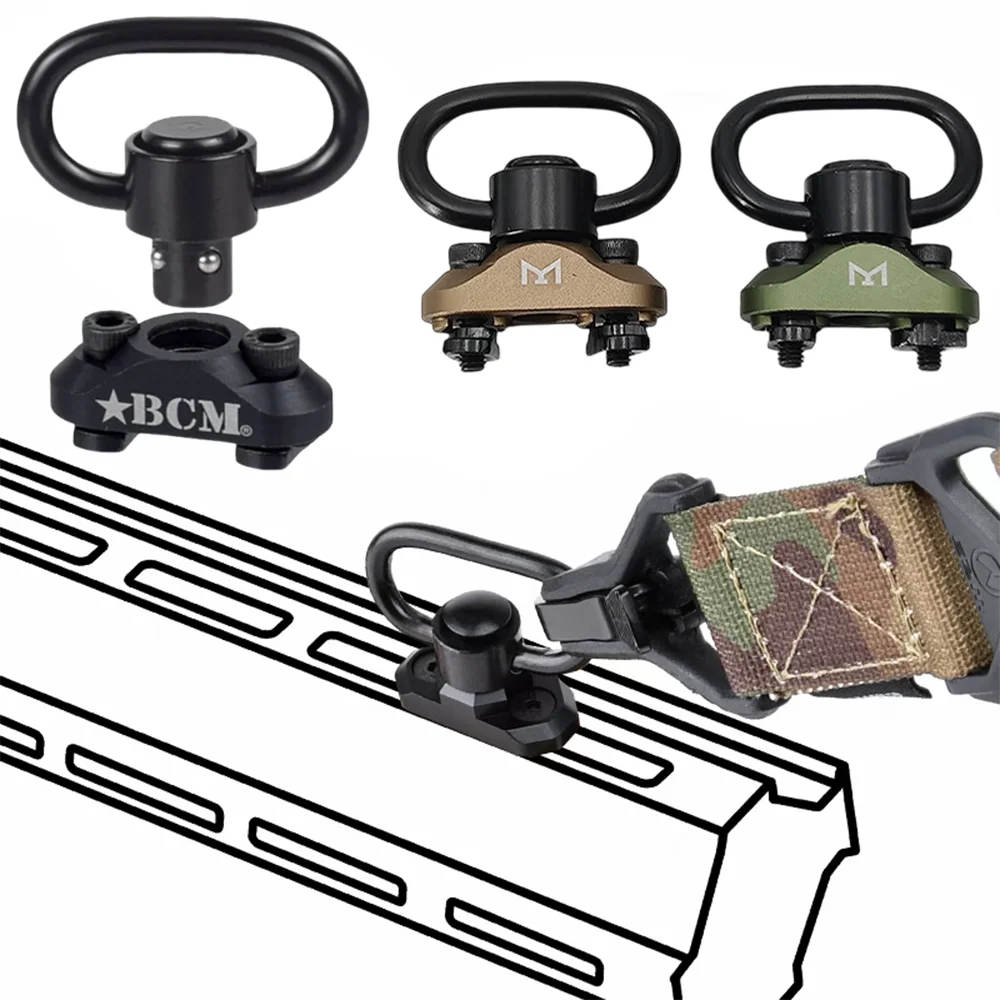 

BCM Quick Detach Sling Mount MLOK Compatible QD Buckle Multi-Color Belt Buckle Camouflage Tactical Gear Military Accessories