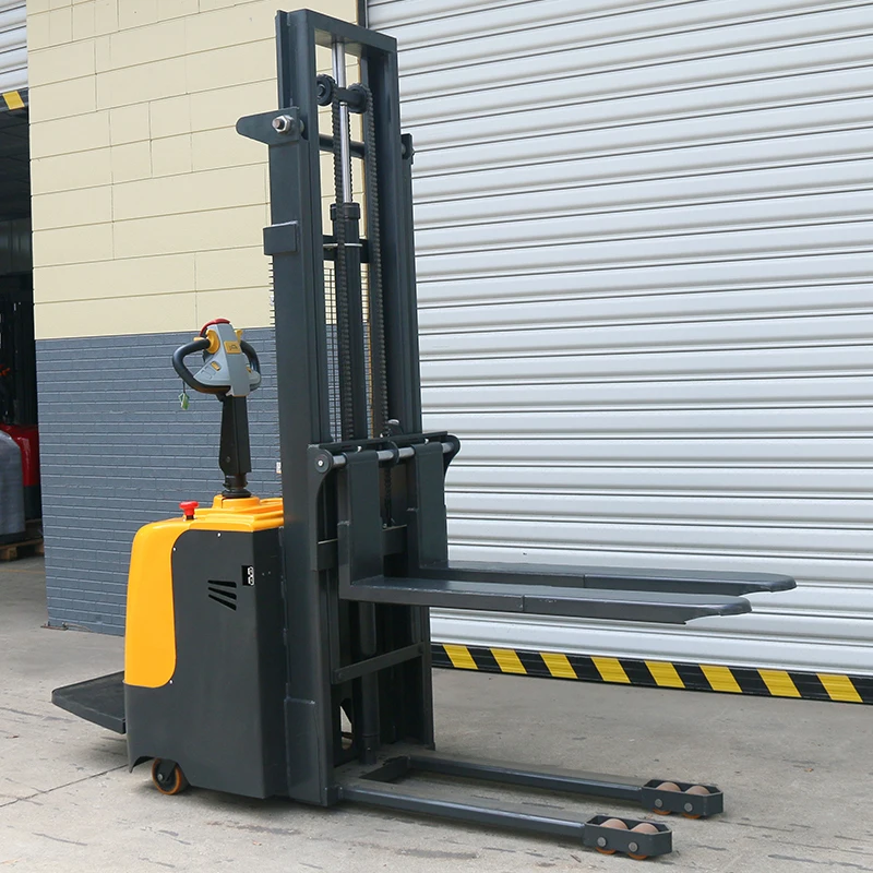 Electric Stacker Truck for Warehouse and Farm Handling, Pallet Lift 2-5 Meters, CE Certified, Complete Range of Models