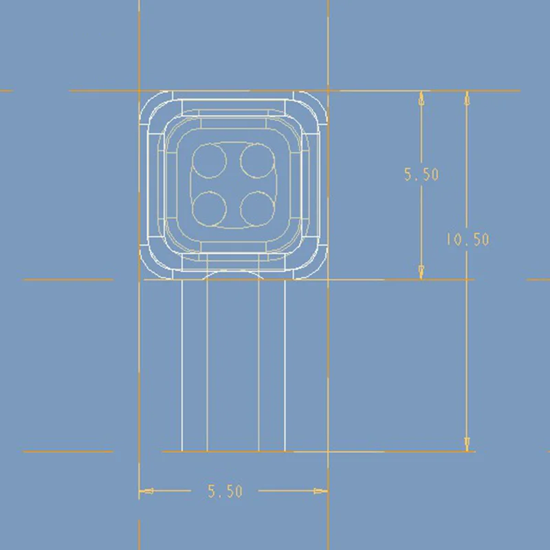 Luz de posición cuadrada LED, foco modificado para camión 1/14 Tamiya RC, remolque volquete Scania R620 56323 R470 770s, coches para adultos