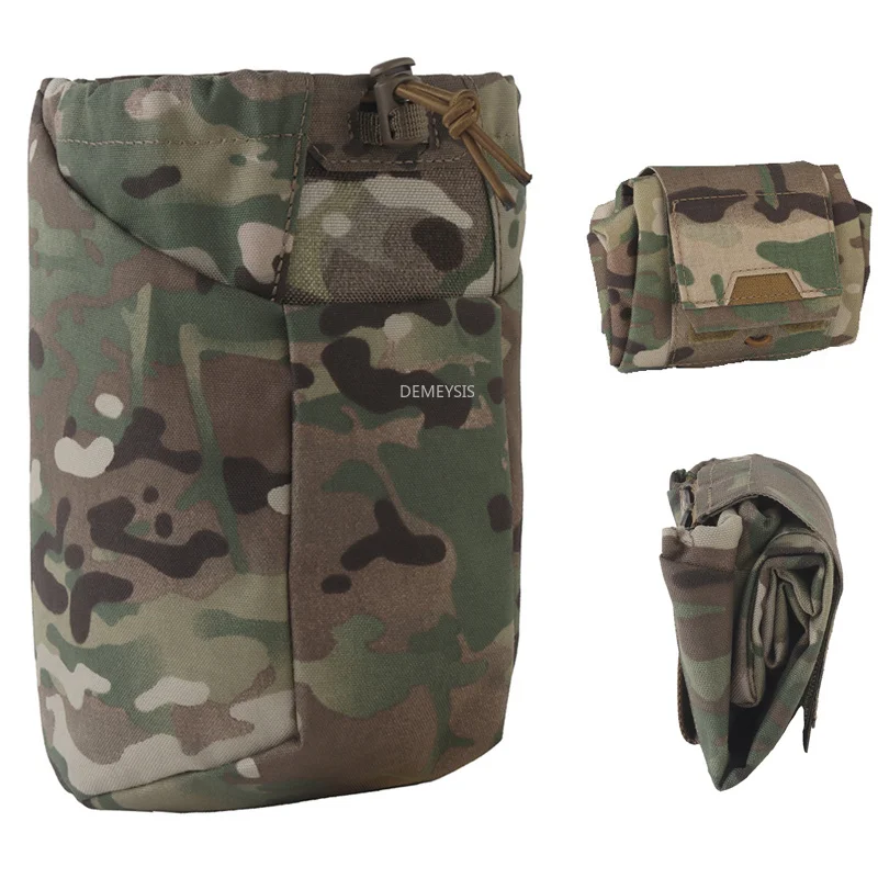 Tactical Dump Drop Pouch Magazine Pouch Molle Hunting Airsoft Gun Accessories Sundries Pouch Protable Molle Recovery Ammo Bag