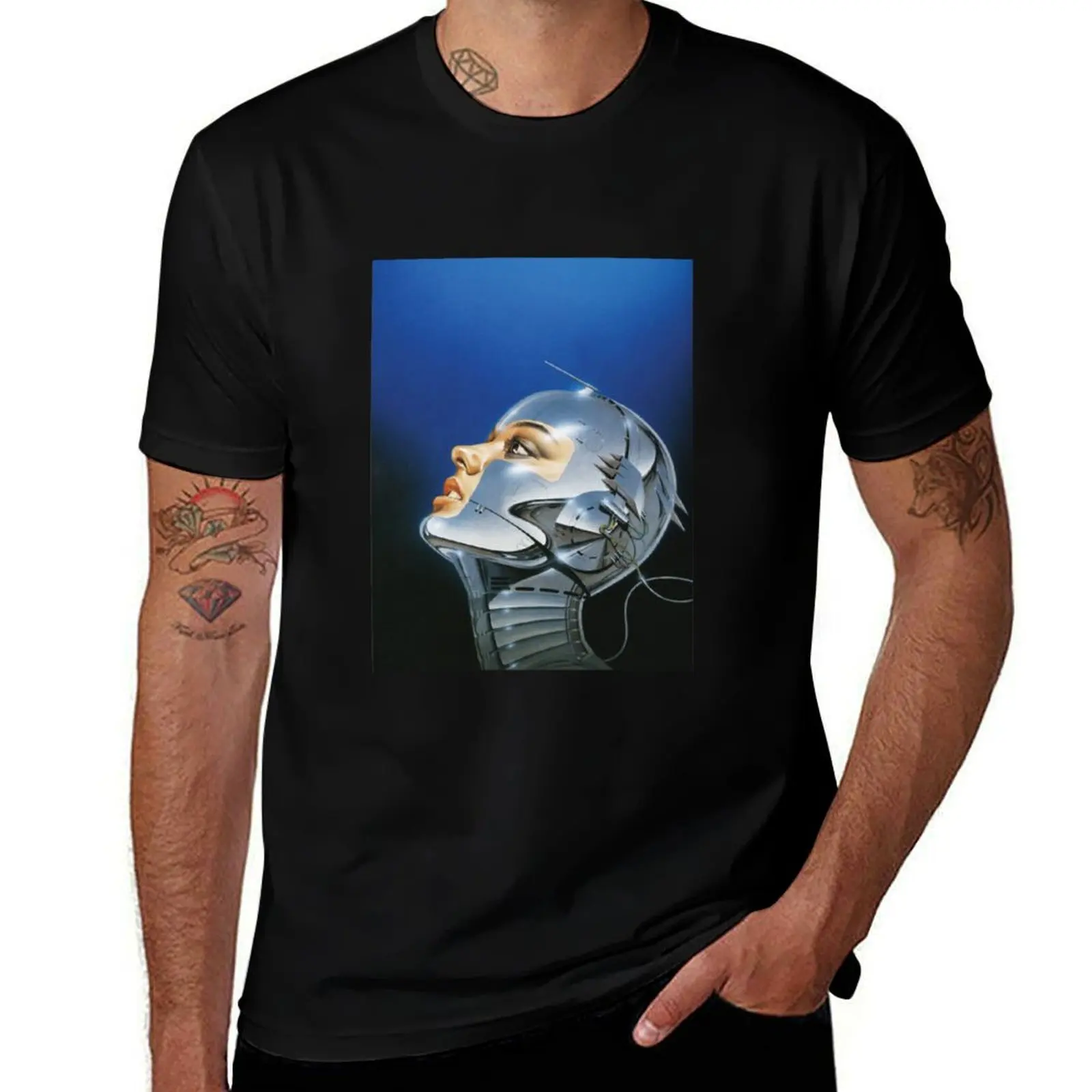 

Robot Girl Graphic - Hajime Sorayama T-Shirt vintage anime shirt new edition Personalized t-shirt mens graphic t-shirts hip hop