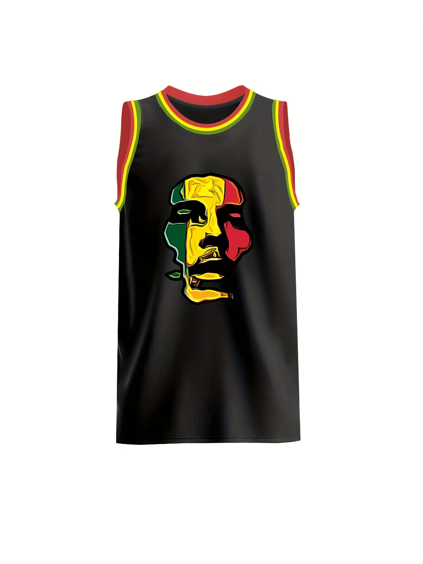 Summer Men Child Bob Marley Printed Tank Top Kids Basketball Jersey Men Sports Sleeveless T-Shirt Clothing Casual Streetwear