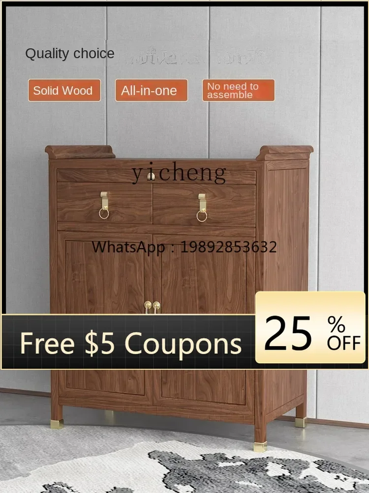 

Solid Wood Altar Incense Burner Table Home Modern Buddha Shrine New Chinese Style Buddha Table