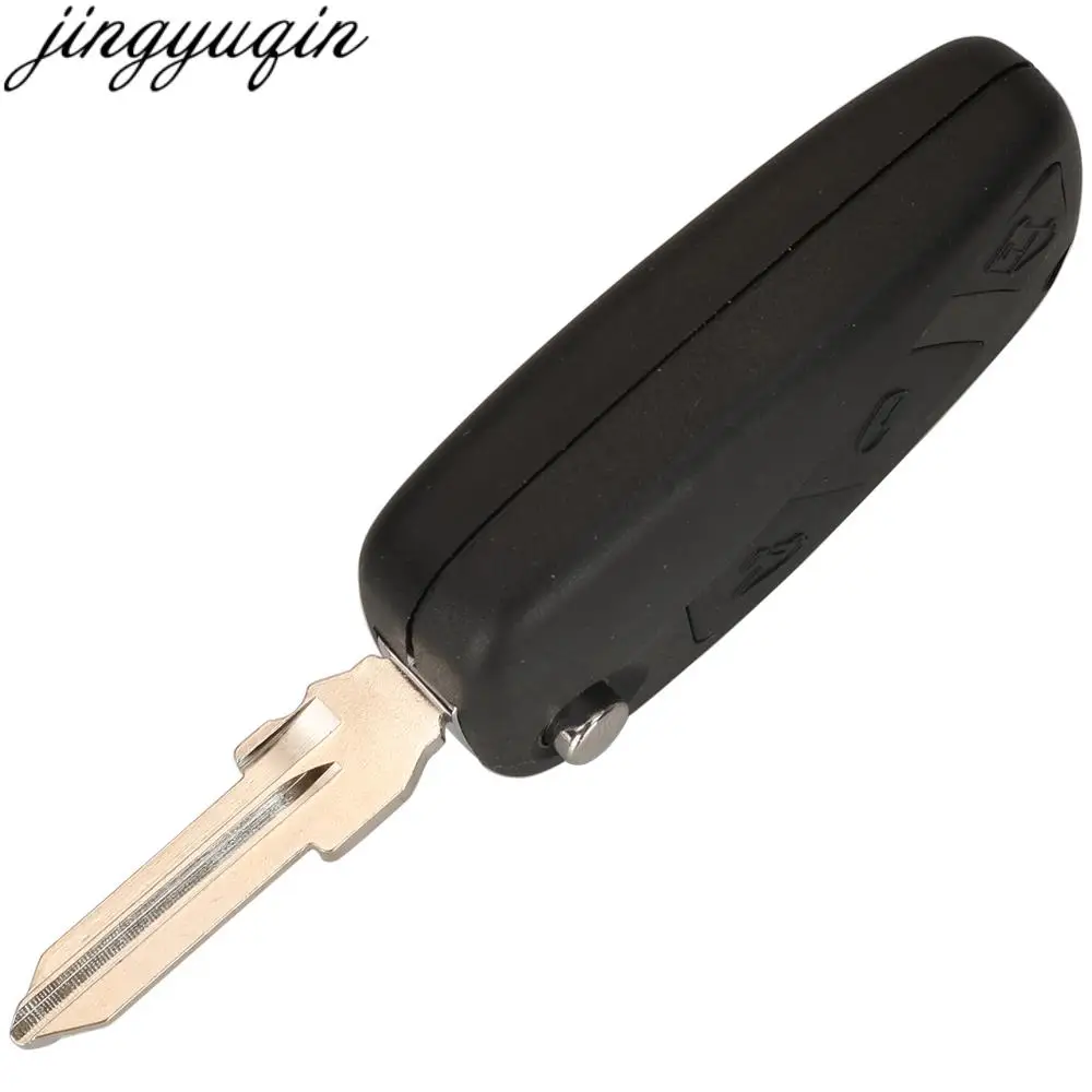 Jingyuqin Remote Car Key Case Shell For Fiat Bravo Liena Stilo Jumper Punto Ducato Ypsilon Iveco Daily 2006-2011 2/3 Button GT10