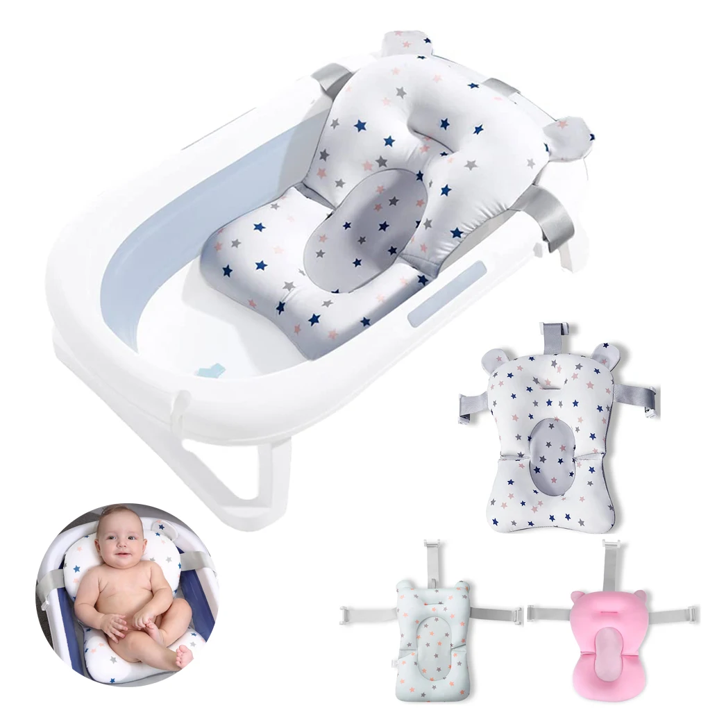 

Коврик для поддержки детского сиденья для ванны Коврик для ванны нескользящий Коврик для ванны для новорожденных безопасный складной поддерживающий комфортный подушка для тела