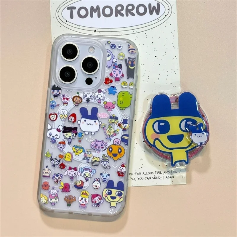 Magnetische Zeichentrick-Handyhülle mit Magnethalterung für iPhone 11 12 13 14 15 16 17 Pro Max – Detail 5