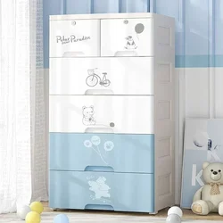 Multi-purpose Plastic Kids Cabinet Preschool Furniture Drawers Organizer Toy Storage Guarda Juguetes Children's Room Furniture