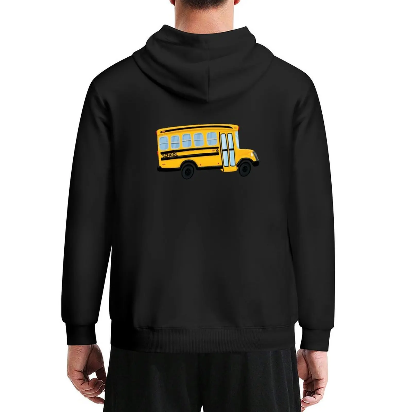 

Cute School Bus Hoodie mens clothing men's sweat-shirt blouse men's coat japanese hoodie