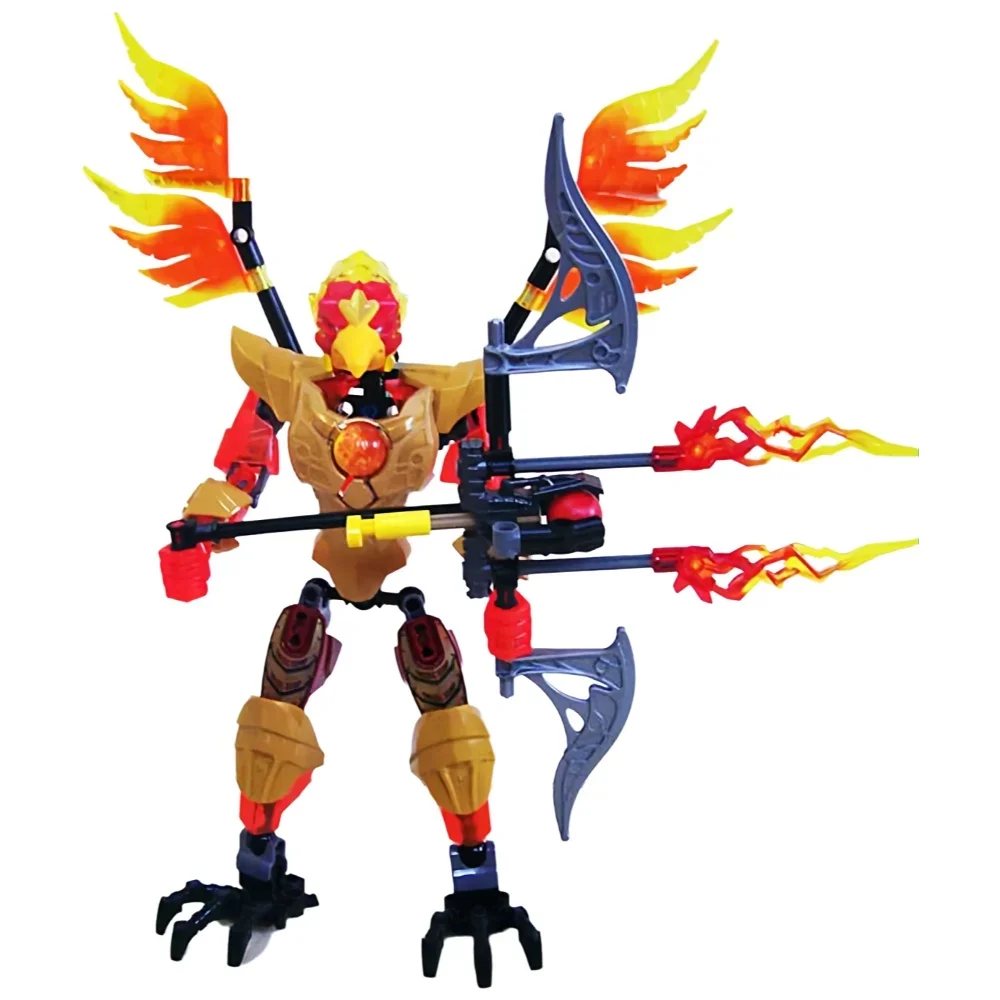 Chi Phoenix Lion Crocodile Blegends of CHIMA Building Block Fire Vs Ice Soldier Set Warriors Figures Buildable Toys for Kid Gift