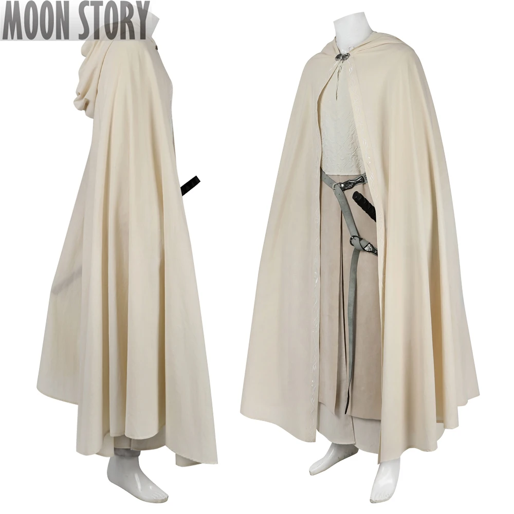 Lord of the Rings The Fellowship of the Ring gandalf the white With Cloak Halloween Full Set Shoes