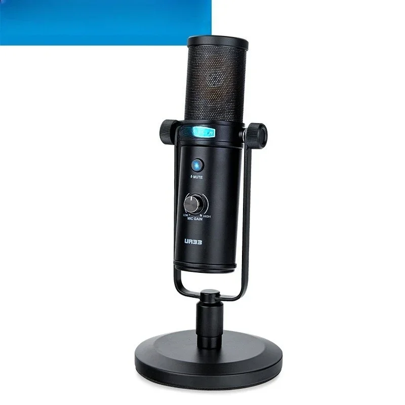 UR33 Computer Desktop USB live streaming host Microphone Game e-sports live recording microphone