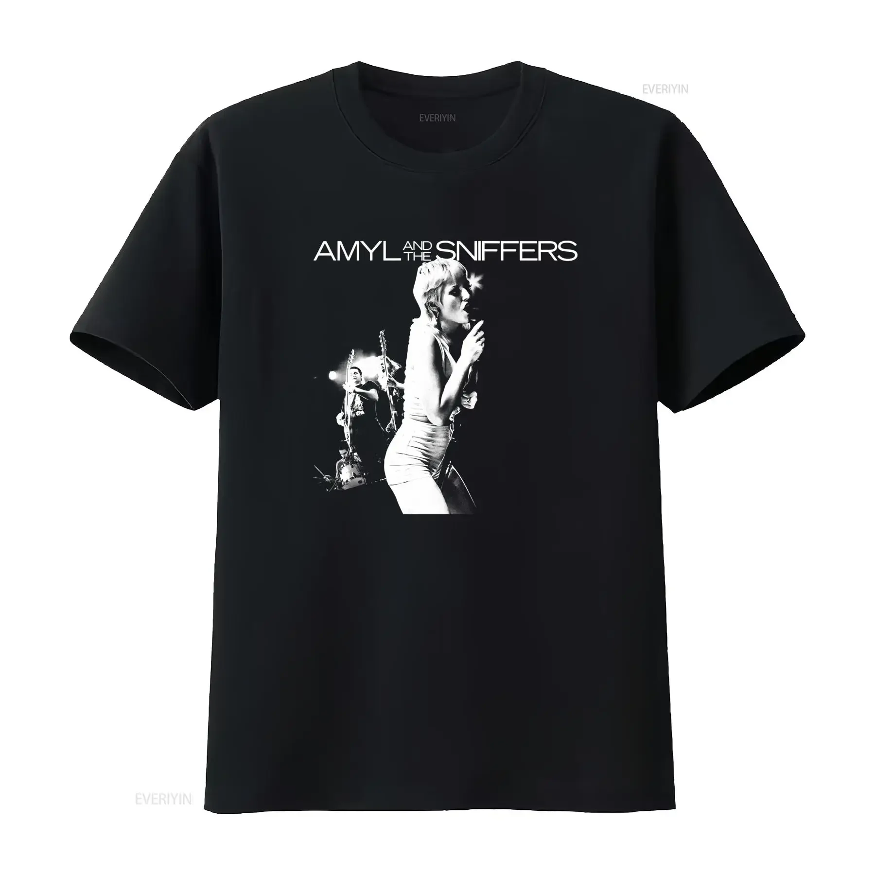 New Amyl and The Sniffers Band Concert T Shirt For Fans S 5XL vintage Washed Stretched fashion designer clothes homme