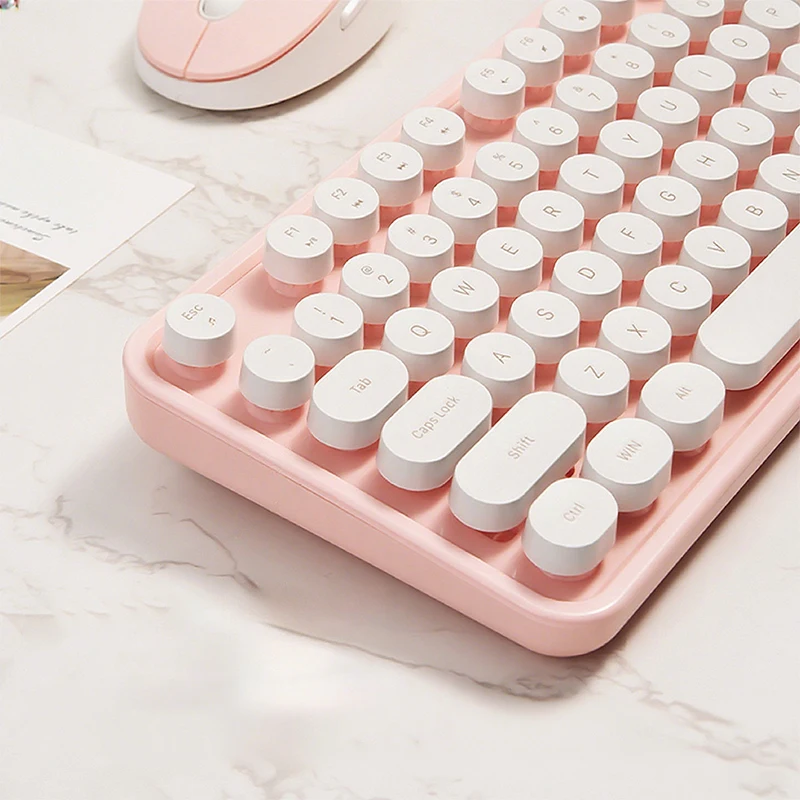 

Новый набор беспроводной клавиатуры и мыши 2,4 ГГц, 104 клавиши, клавиатура с питанием от батареи AA, комбинированная клавиатура для офиса, бизнеса, ПК, ноутбука