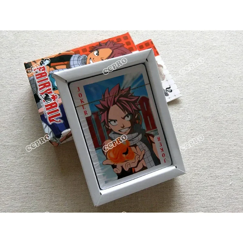 Anime Fairy Tail Natsu and Lucy Poker Cards/Desk Cards/Bridge Cards for Cosplay Accessories or Collection