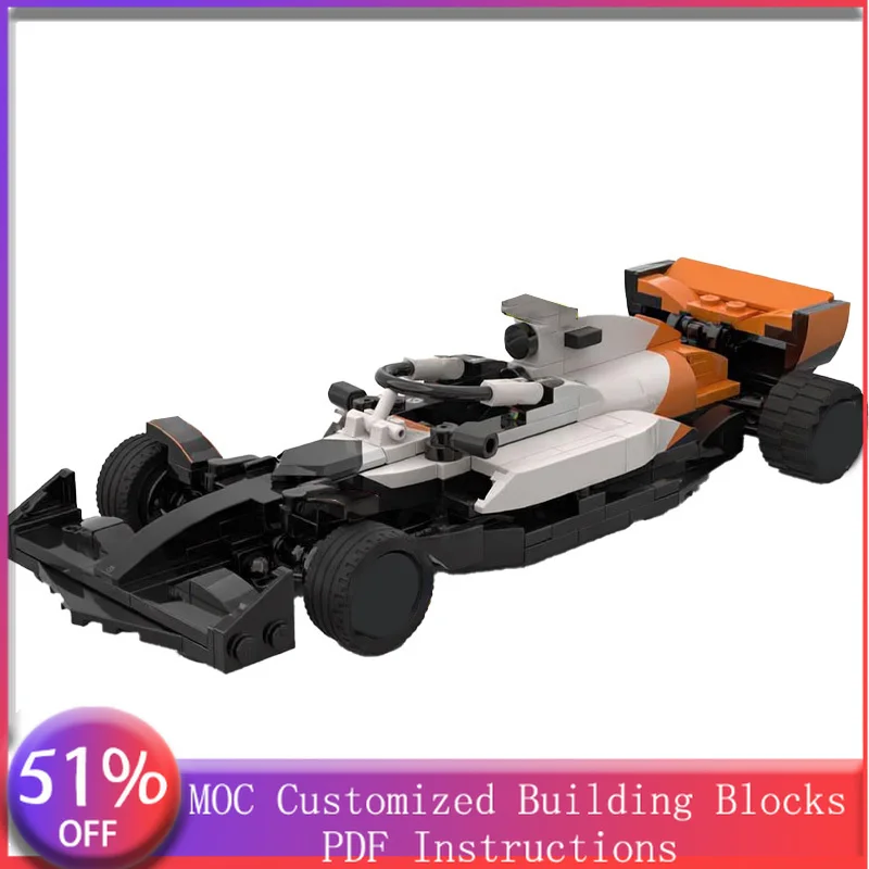 307 PCS Racing Car aren 60 Monaco MOC Customize Modular Building Block Popular Educational Creative DIY Boys Festival Toy Gift