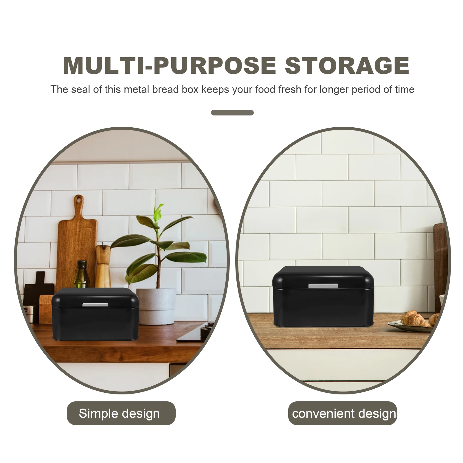 

Vintage Iron Box Large Capacity Kitchen Countertop Storage Container For Cookies Metal Food Organizer Retro Container Household